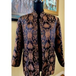 Silk Quilted Chinese Jacket Size M